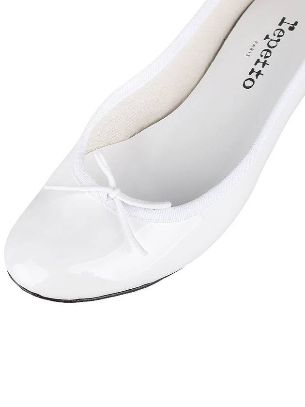 Women's Cendrillon Leather Ballerinas Flat White - REPETTO - BALAAN 8