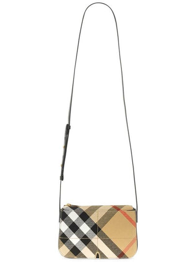 Snip Check Cross Bag Sand - BURBERRY - BALAAN 2