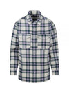 Mayola Check Shirt Blue - ISABEL MARANT - BALAAN 1