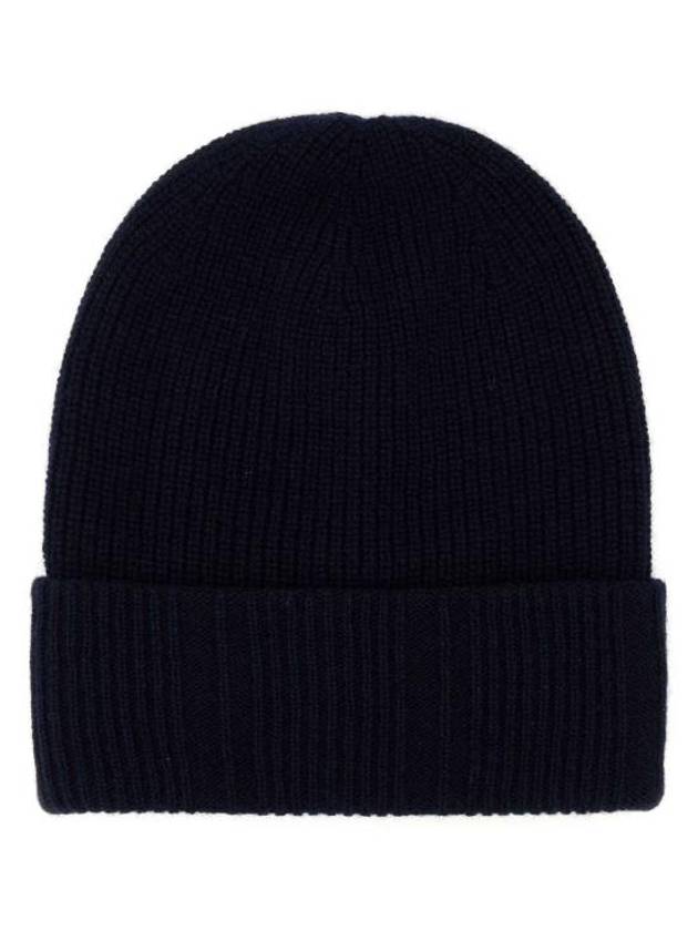 FF Patch Wool Beanie Blue - FENDI - BALAAN 3