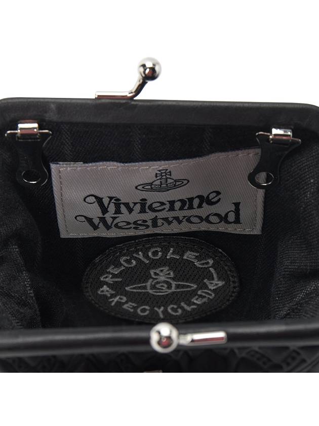 ORB Chain Satin Cross Bag Black - VIVIENNE WESTWOOD - BALAAN 10