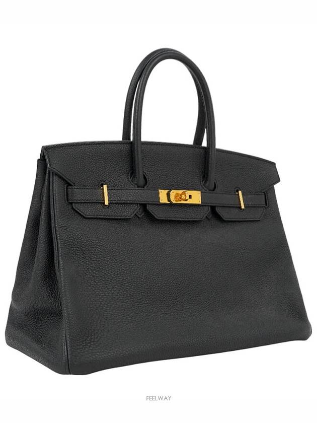 Bulkin 35 Black Gold Plated R 74498 - HERMES - BALAAN 2