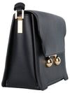 Trunkaroo Medium Leather Shoulder Bag Black - MARNI - BALAAN 5