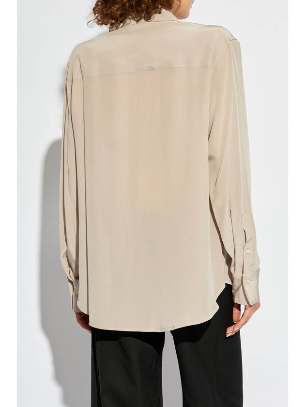 Victoria Beckham Silk Shirt, Women's, Cream - VICTORIA BECKHAM - BALAAN 4