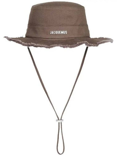 Le Bob Artichaut Cotton Bucket Hat Brown - JACQUEMUS - BALAAN 1