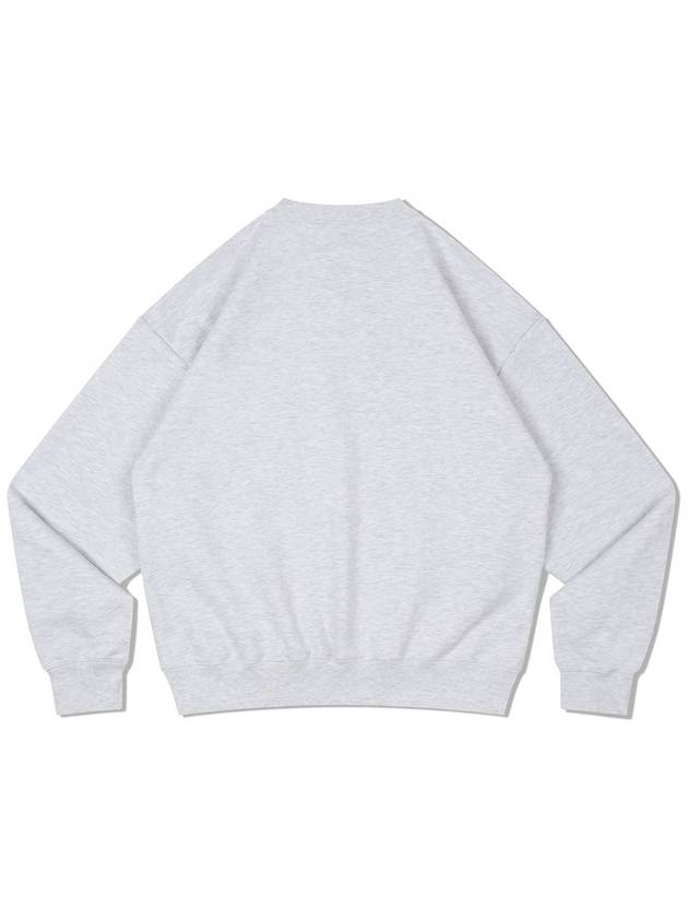 V Heavy Sweat Matin Sweatshirt 1% Melange - DE GRAND MATIN - BALAAN 4