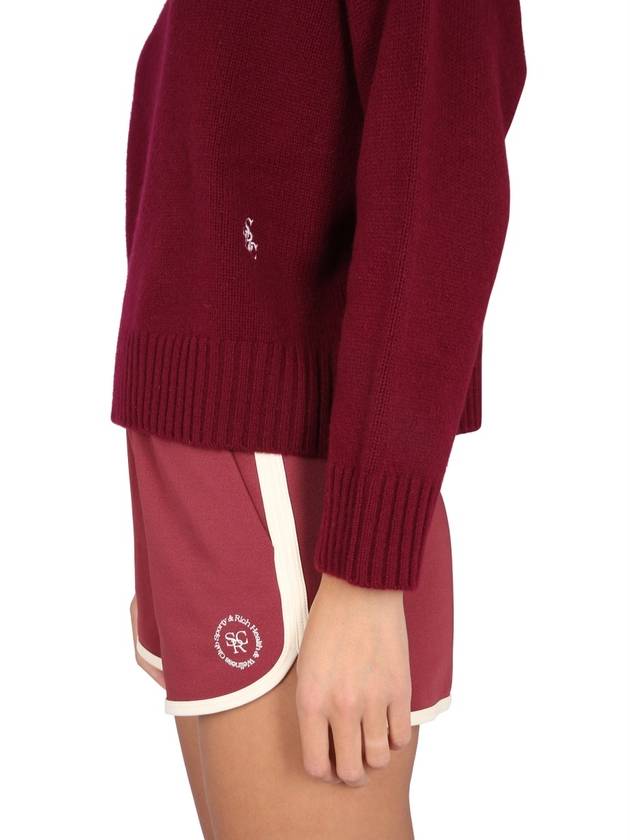 Knit Sweater TN751ME MERLOT - SPORTY & RICH - BALAAN 5