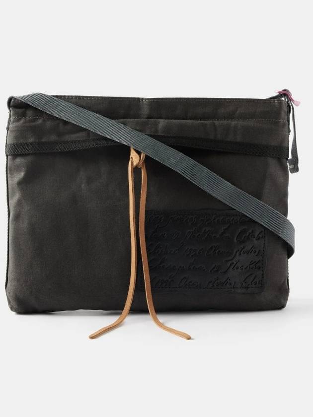 Andemer Wax Cross Bag Dark Grey - ACNE STUDIOS - BALAAN 3