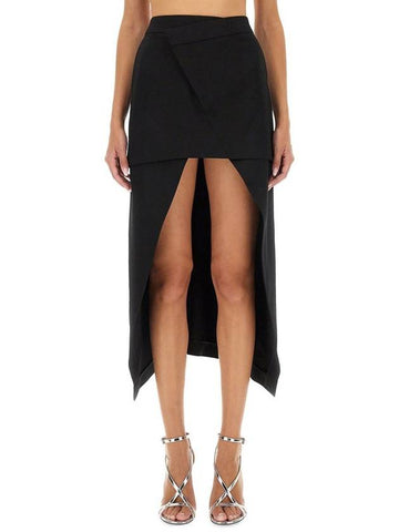 Alexander McQueen Asymmetrical Skirt - ALEXANDER MCQUEEN - BALAAN 1