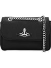 Women s ORB Logo Black Cross Bag 5C01000CW S000B N401 - VIVIENNE WESTWOOD - BALAAN 3