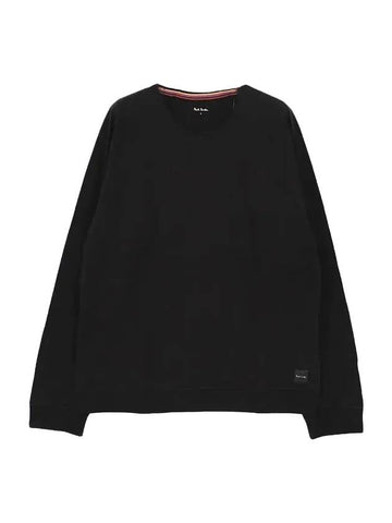 Men's Cotton Long Sleeve T-Shirt Black - PAUL SMITH - BALAAN 1