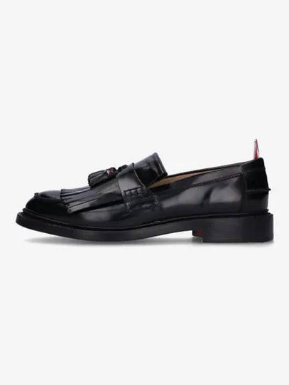 Spazzolato Goodyear Sole Tassel Kilt Leather Loafer Black - THOM BROWNE - BALAAN 2