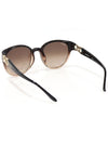 SF572SRK Brown Frame Gold Plated Gancini Women s Sunglasses - SALVATORE FERRAGAMO - BALAAN 4