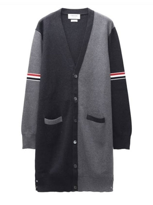 RWB Ambanding Fun Mix Knit Cardigan Grey - THOM BROWNE - BALAAN 2