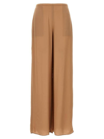 Women's Fluid Viscose Wide Pants Beige - THEORY - BALAAN 1