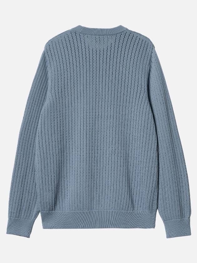 Calen Cotton Knit Top Blue - CARHARTT WIP - BALAAN 3