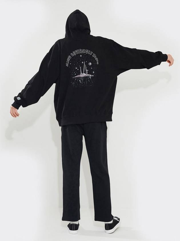 OBVIOUSLY Hoodie Oversize fit Black - AOX - BALAAN 7