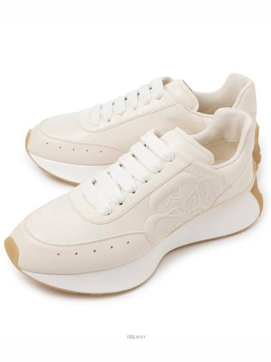 Sprint Runner Low Top Sneakers Beige - ALEXANDER MCQUEEN - BALAAN 2