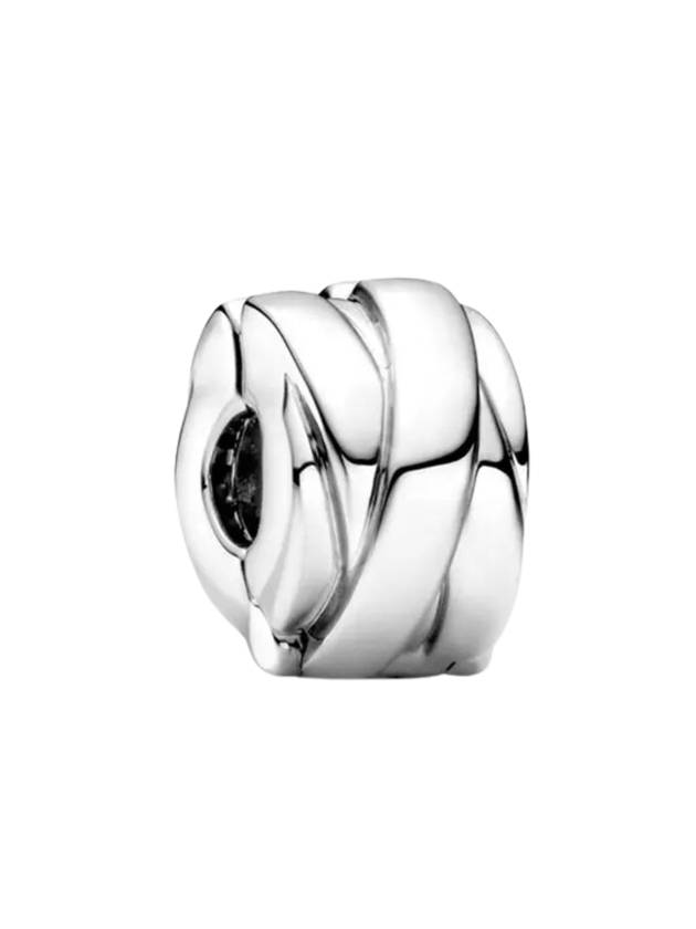 Polished Ribbon Clip Bracelet Charm Silver - PANDORA - BALAAN 1