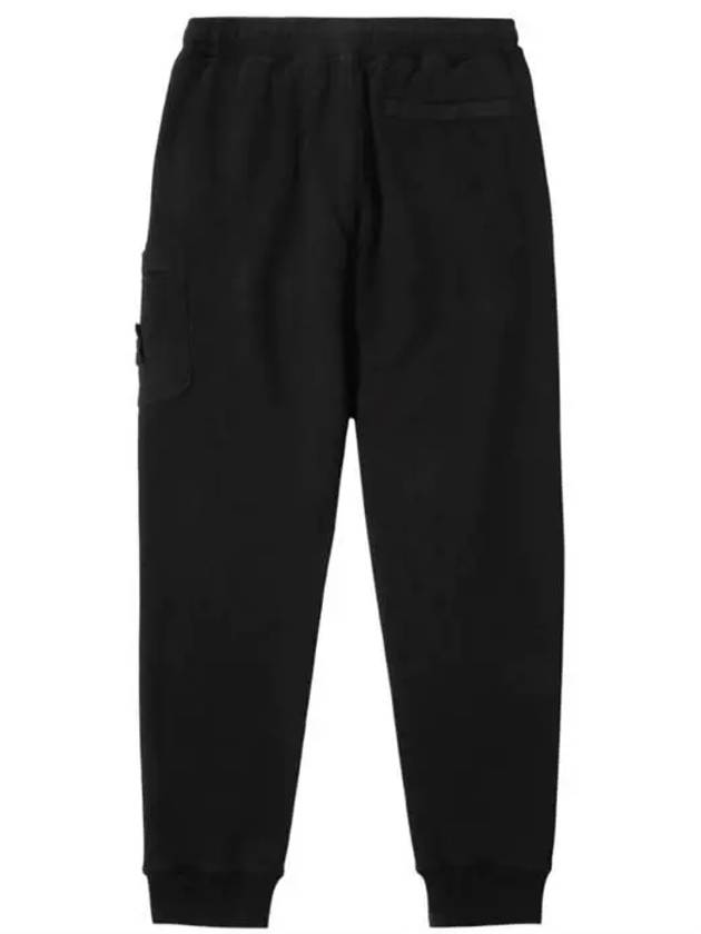 Men's Wappen Patch Training Jogger Pants Black - STONE ISLAND - BALAAN 3