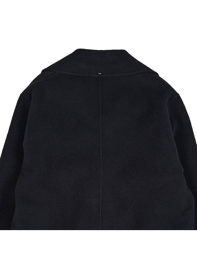 Bimba Double Face Wool Single Coat Black - MAX MARA - BALAAN 11