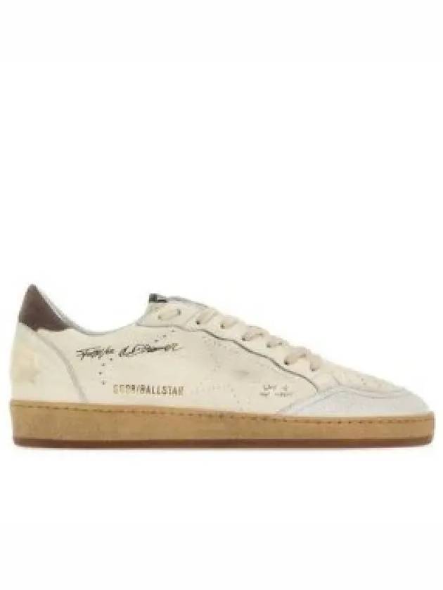 Suede Tab Leather Low Top Sneakers White - GOLDEN GOOSE - BALAAN 2