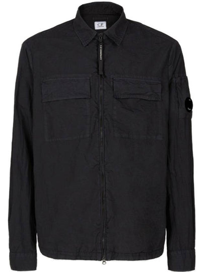 Taylon L Zip-Up Jacket Black - CP COMPANY - BALAAN 2