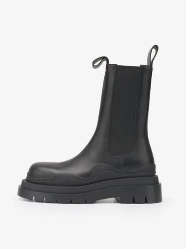 Veneta Tire Chelsea Boots Black - BOTTEGA VENETA - BALAAN 1