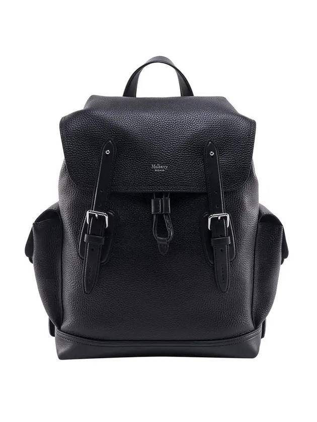 Heritage Natural Grain Leather Backpack Black - MULBERRY - BALAAN 1