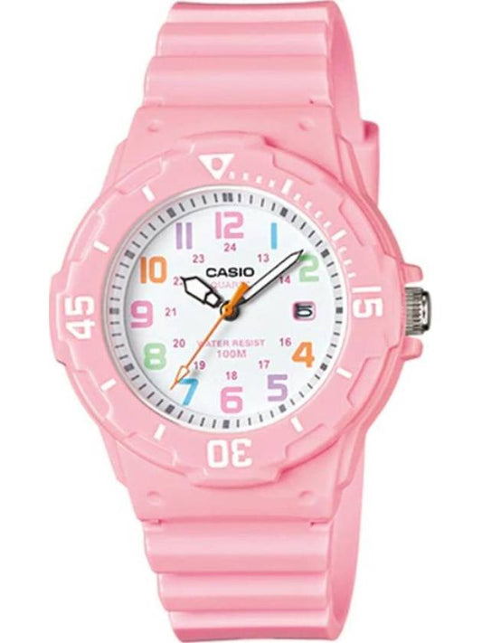 Women Rotary Bezel Watch Pink - CASIO - BALAAN 1