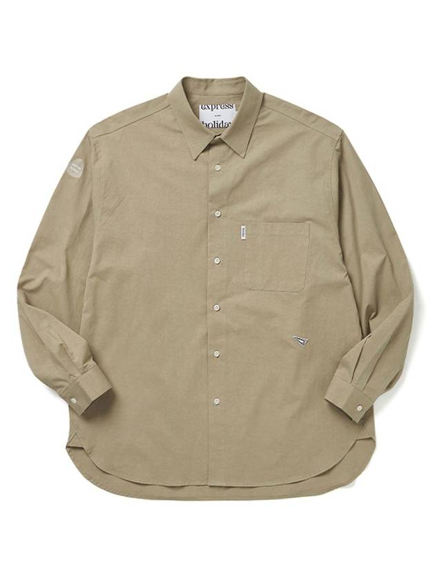 Signature Symbol Basic Shirt Deep Beige - EXPRESSHOLIDAY - BALAAN 2