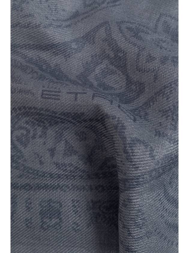 Etro Paisley Scarf, Men's, Grey - ETRO - BALAAN 3