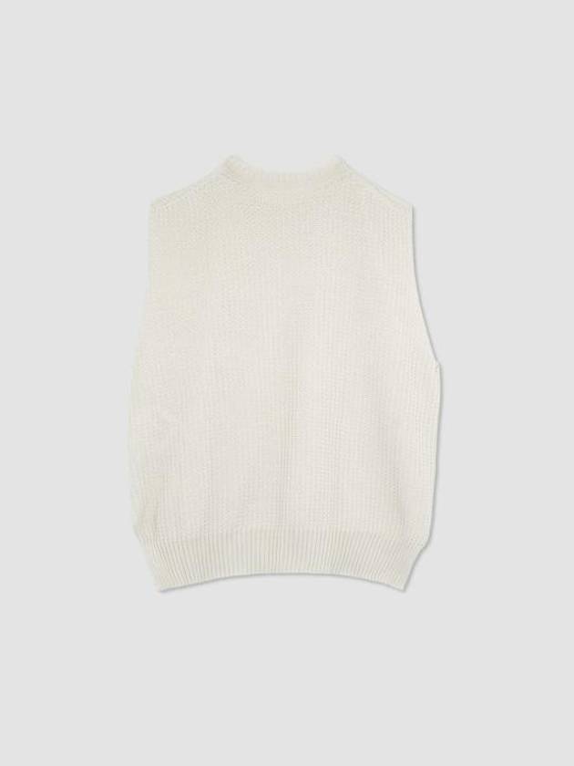 Common Knit Sleeveless White - ISSEY MIYAKE - BALAAN 3