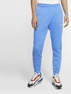 Swoosh Club Fleece Track Pants Blue - NIKE - BALAAN 2