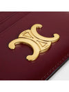 Light Burgundy Gold Triomphe Card Holder 10L833DPV 28LB - CELINE - BALAAN 6