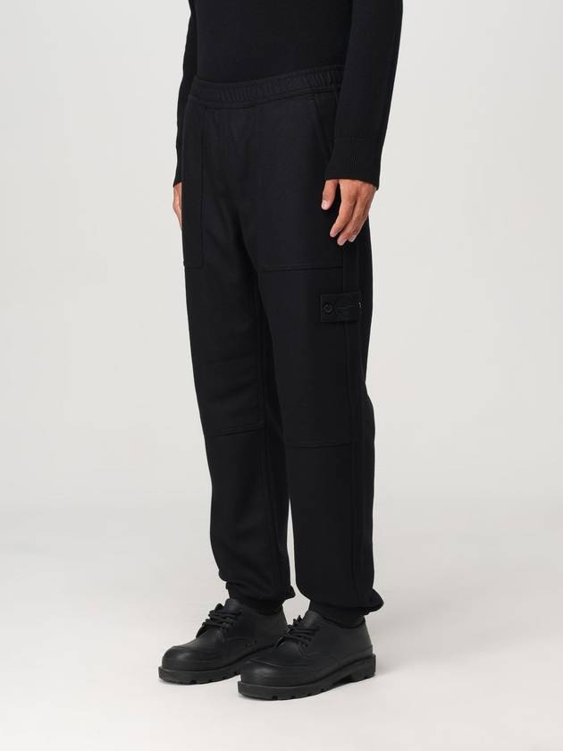 Ghost Regular Track Pants Black - STONE ISLAND - BALAAN 5