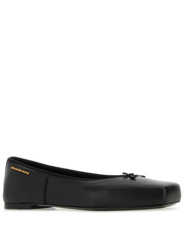 BLACK LEATHER FLATS 30124F037001 - ALEXANDER WANG - BALAAN 3