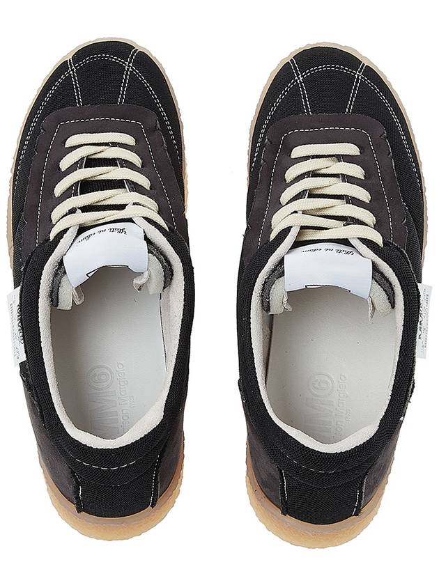 Inside Out 6 Court Low Top Sneakers Black - MAISON MARGIELA - BALAAN 7