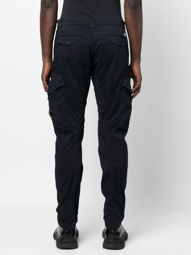 Stretch Satin Cargo Straight Pants Navy - CP COMPANY - BALAAN 5