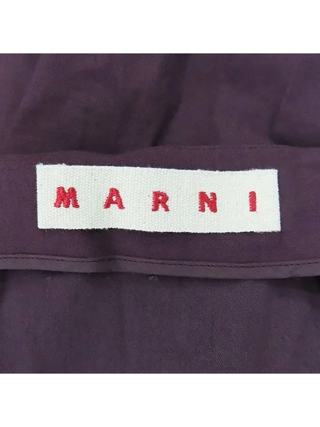 Smith Market Used Luxury Linen Skirt Women s Clothing - MARNI - BALAAN 4