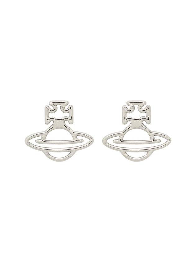 Perlar Brass Earrings Platinum - VIVIENNE WESTWOOD - BALAAN 1