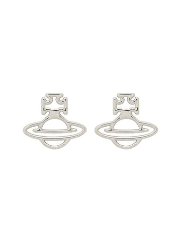 Perlar Brass Earrings Platinum - VIVIENNE WESTWOOD - BALAAN 1