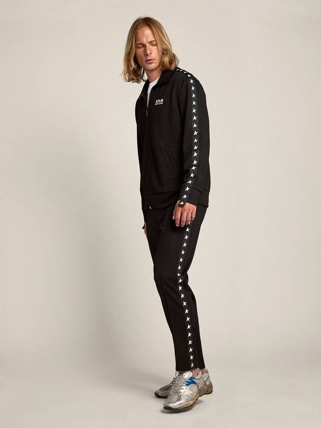 Men's Road Tapered Track Pants Black - GOLDEN GOOSE - BALAAN 3