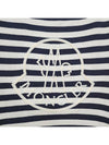 Kids Logo Embroidered Striped Short Sleeve T Shirt 8Y 10Y Blue White 8C00009 89AGB F07 - MONCLER - BALAAN 5