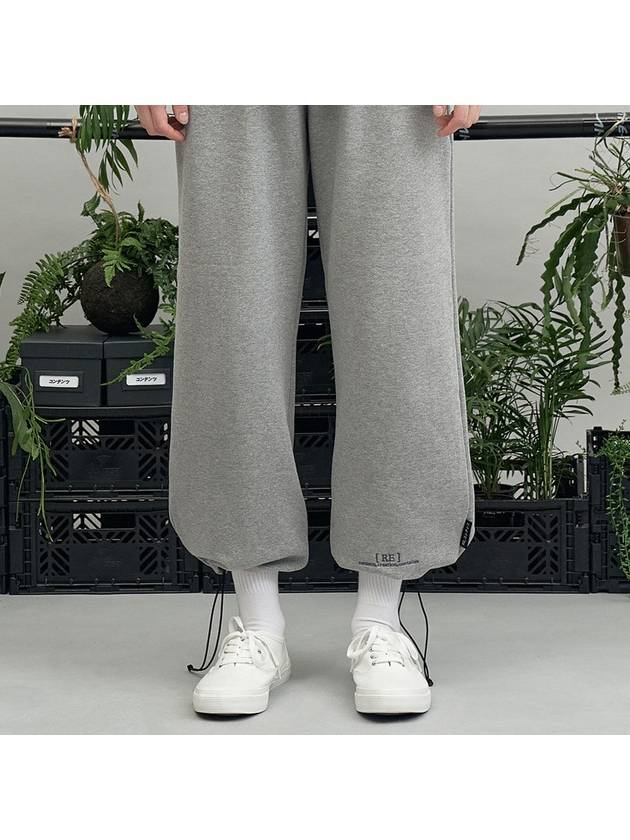 RE Brace Logo String Track Pants Grey - REPLAYCONTAINER - BALAAN 2