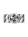 Interlocking G Ring Silver YBC661515001 - GUCCI - BALAAN 1