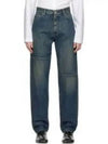 Large Fit Denim Straight Jeans Blue - MAISON MARGIELA - BALAAN 2