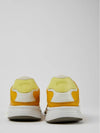 Drift Textile Leather Low Top Sneakers Yellow - CAMPER - BALAAN 3