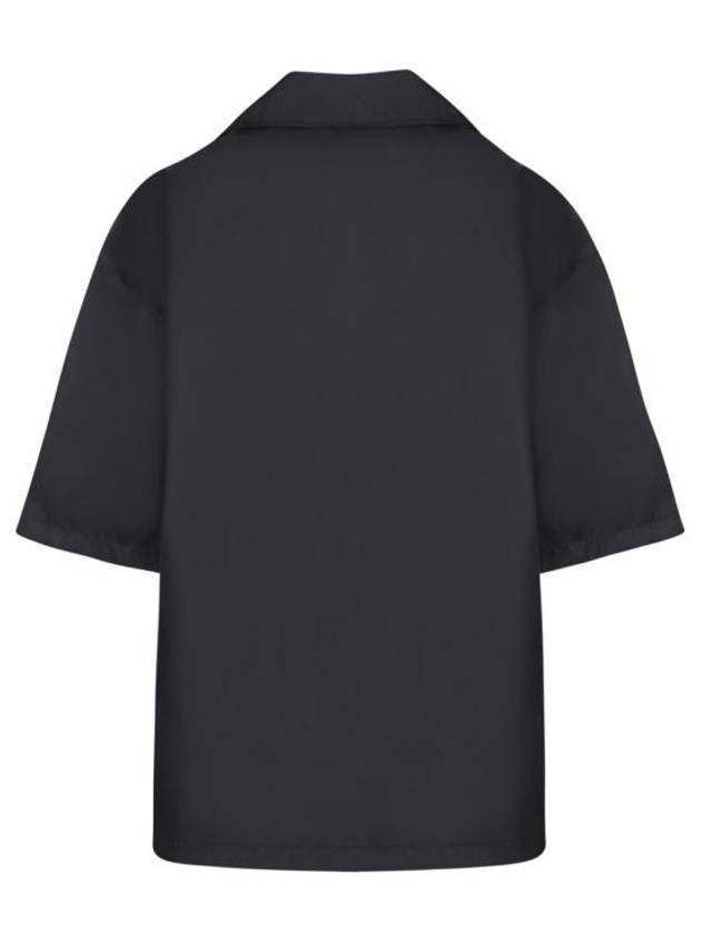 Re-Nylon Short Sleeve Shirt Black - PRADA - BALAAN 3