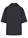 Re-Nylon Short Sleeve Shirt Black - PRADA - BALAAN 3